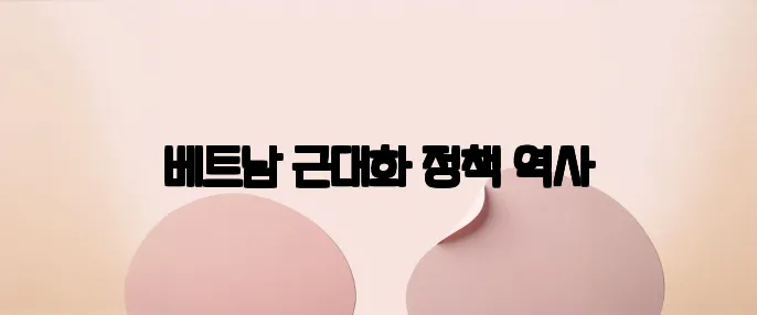 베트남 근대화 정책 역사