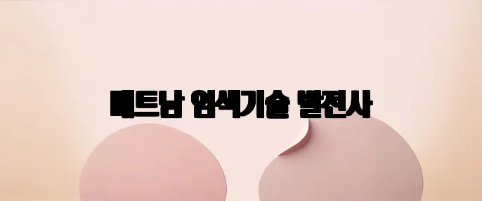 베트남 염색기술 발전사