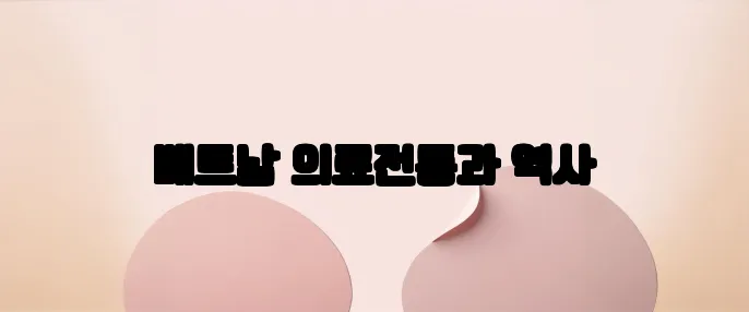 베트남 의료전통과 역사